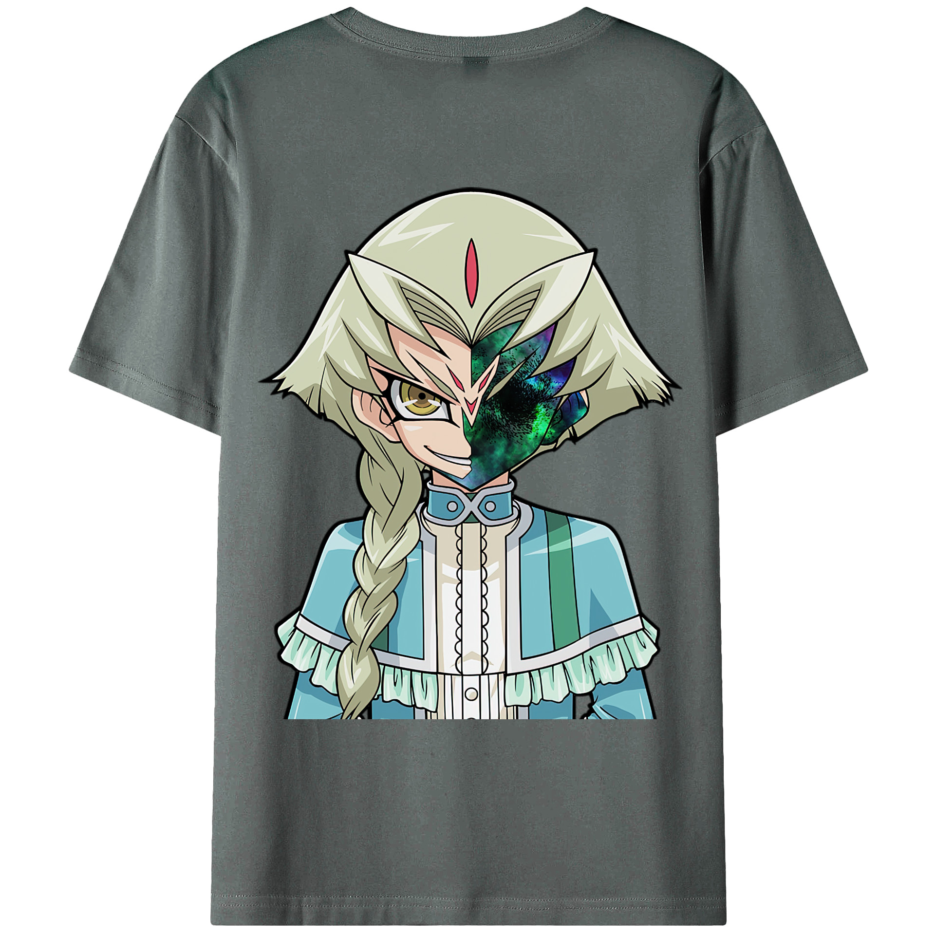 （画像用） 遊☆戯☆王 Yu-Gi-Oh! 綿100％ メンズ半袖Tシャツ（バックプリント） 通気性